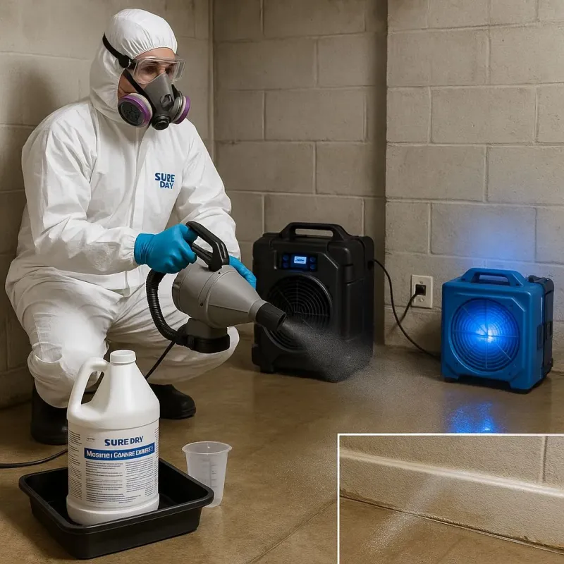 Sanitization and Odor Removal process in Steuben, ME